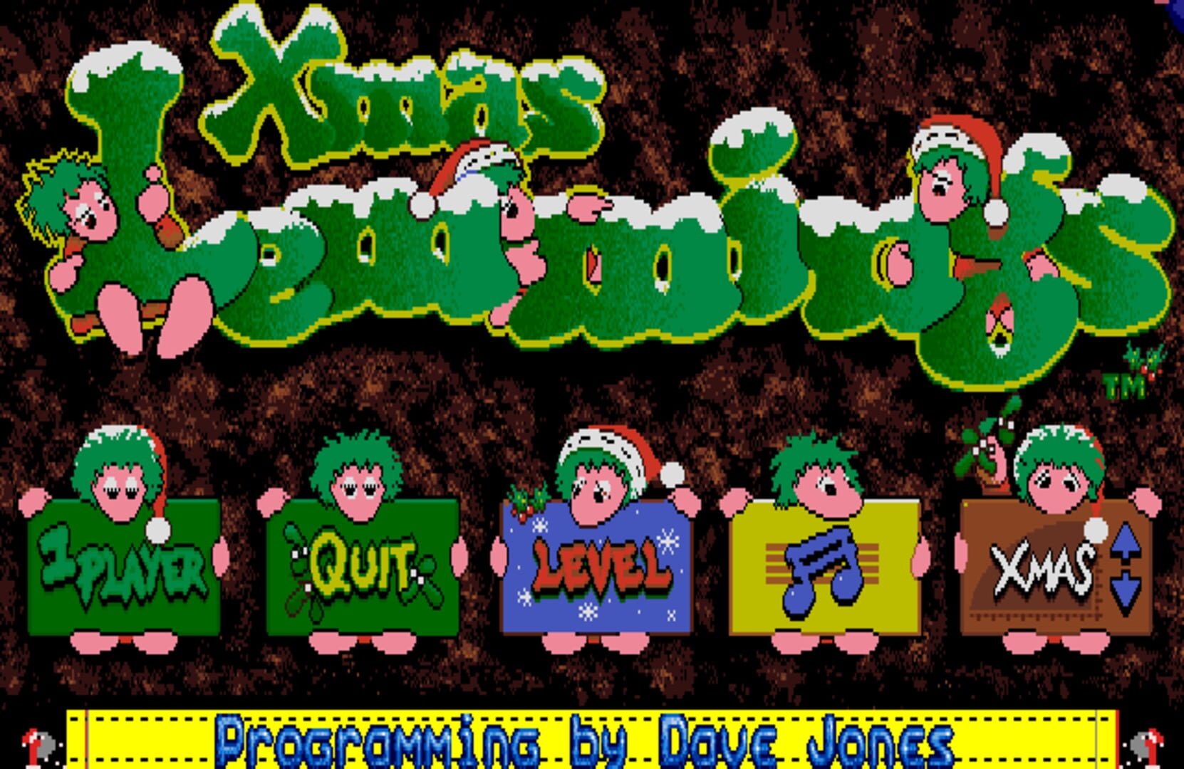 Captura de pantalla - Xmas Lemmings