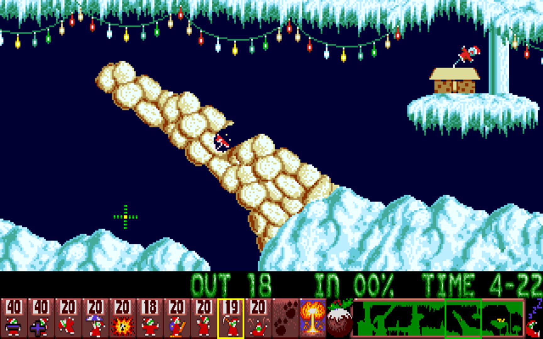 Captura de pantalla - Xmas Lemmings