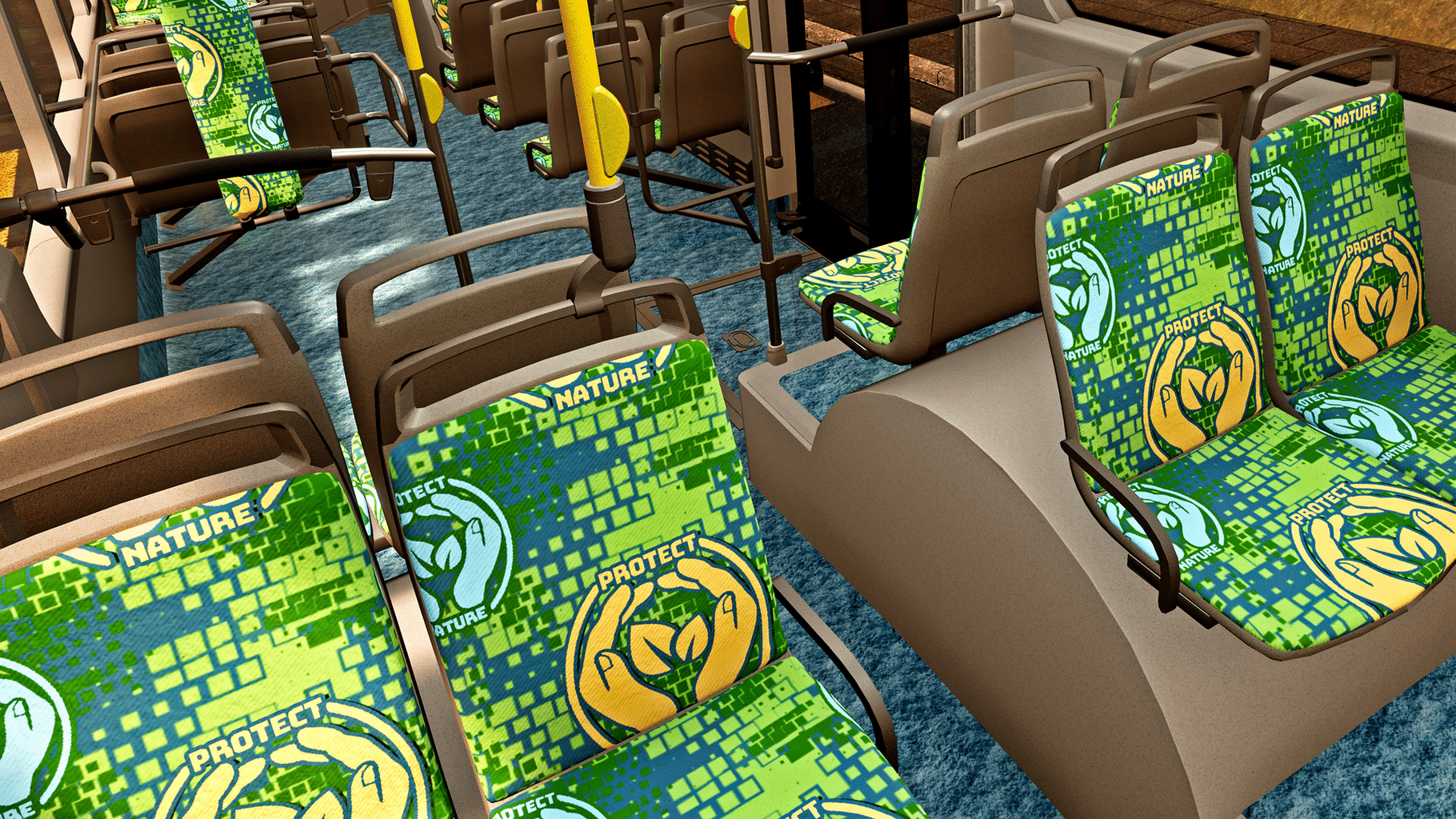 Bus Simulator 21: Protect Nature Interior Pack screenshot