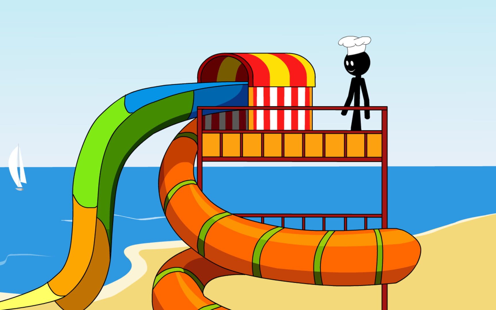Stickman: Kill the Cook - Screenshot