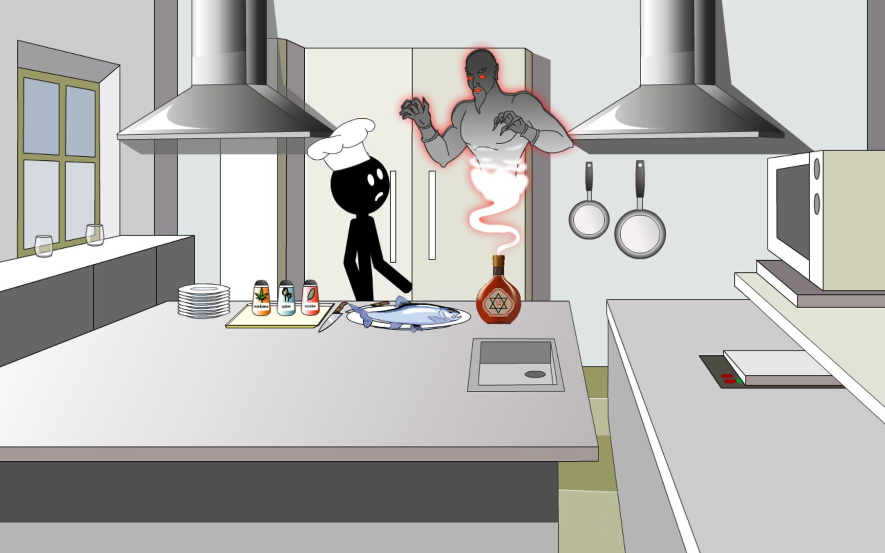 Stickman: Kill the Cook - Screenshot