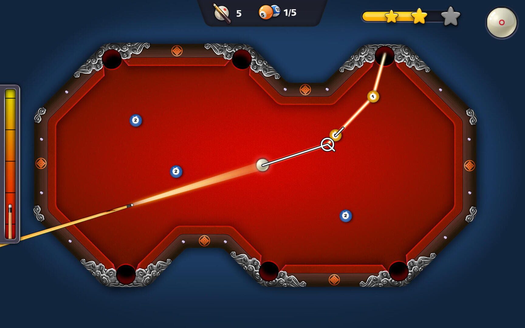 Pool Trickshots Billiard - Screenshot
