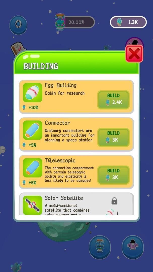 Idle Space Station - Screenshot