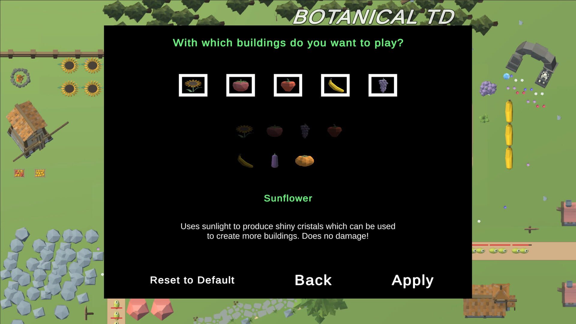 Botanical TD - Screenshot