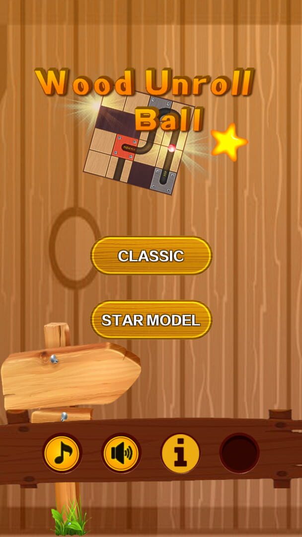 Wood Unroll Ball - Screenshot
