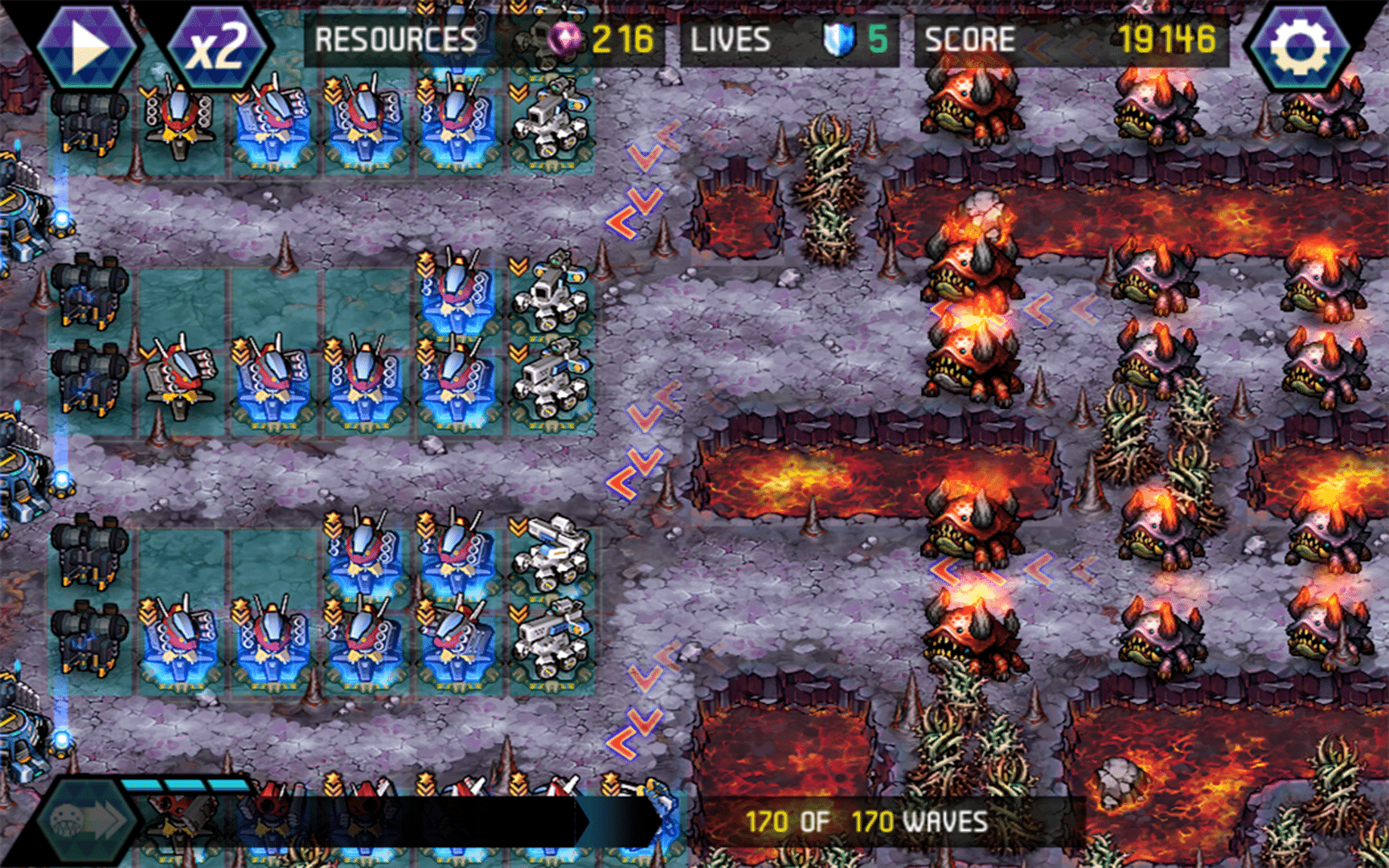 Tower Defense: Infinite War screenshot