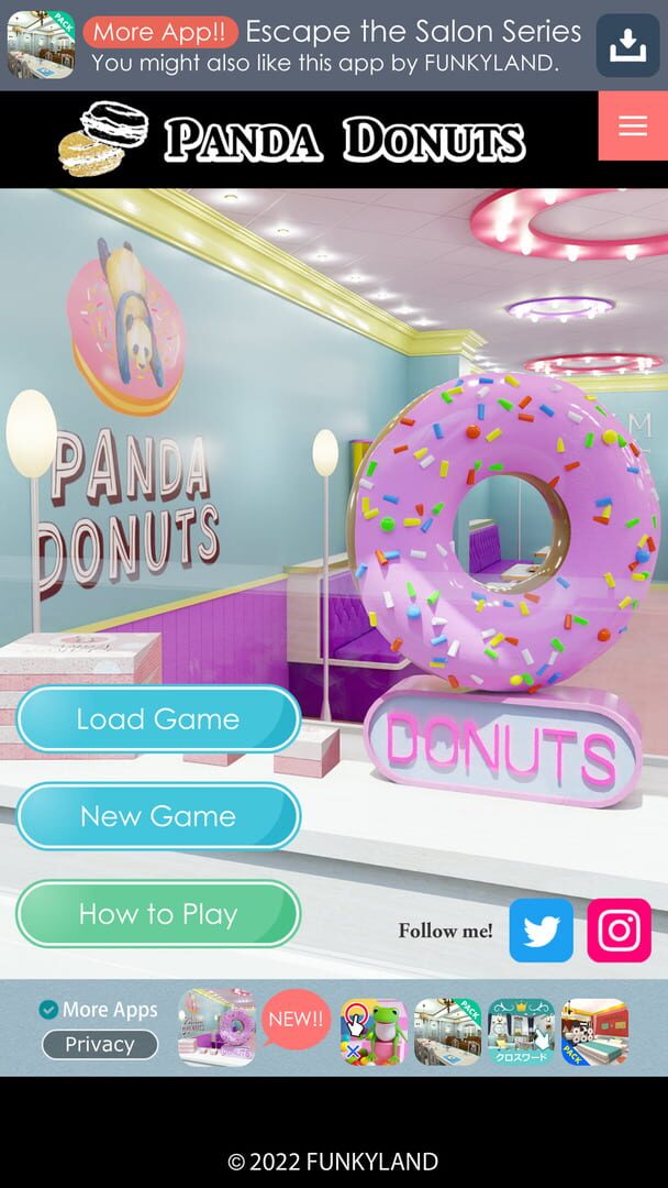 Escape the Panda Donuts - Screenshot