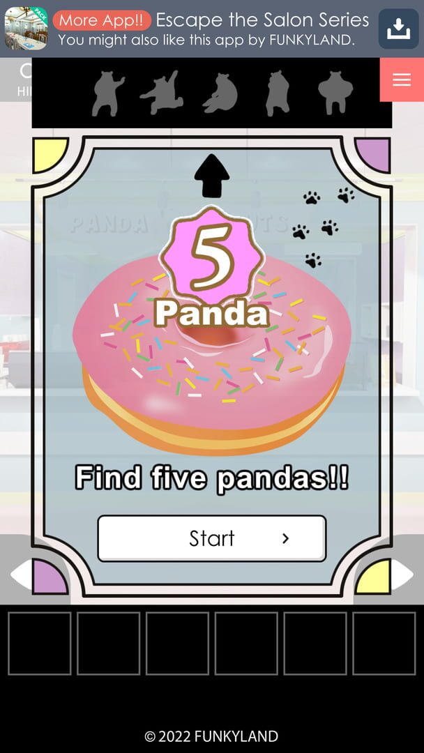 Escape the Panda Donuts - Screenshot