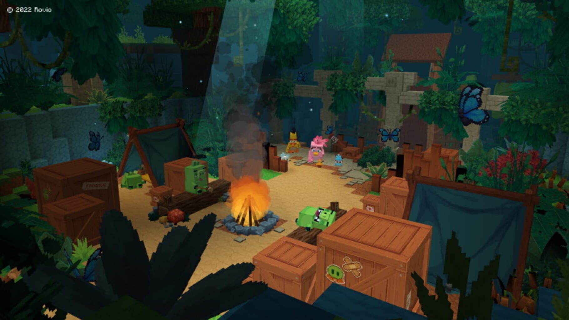 Minecraft: Angry Birds screenshot