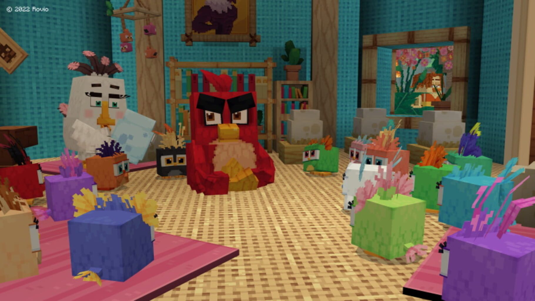 Captura de pantalla - Minecraft: Angry Birds