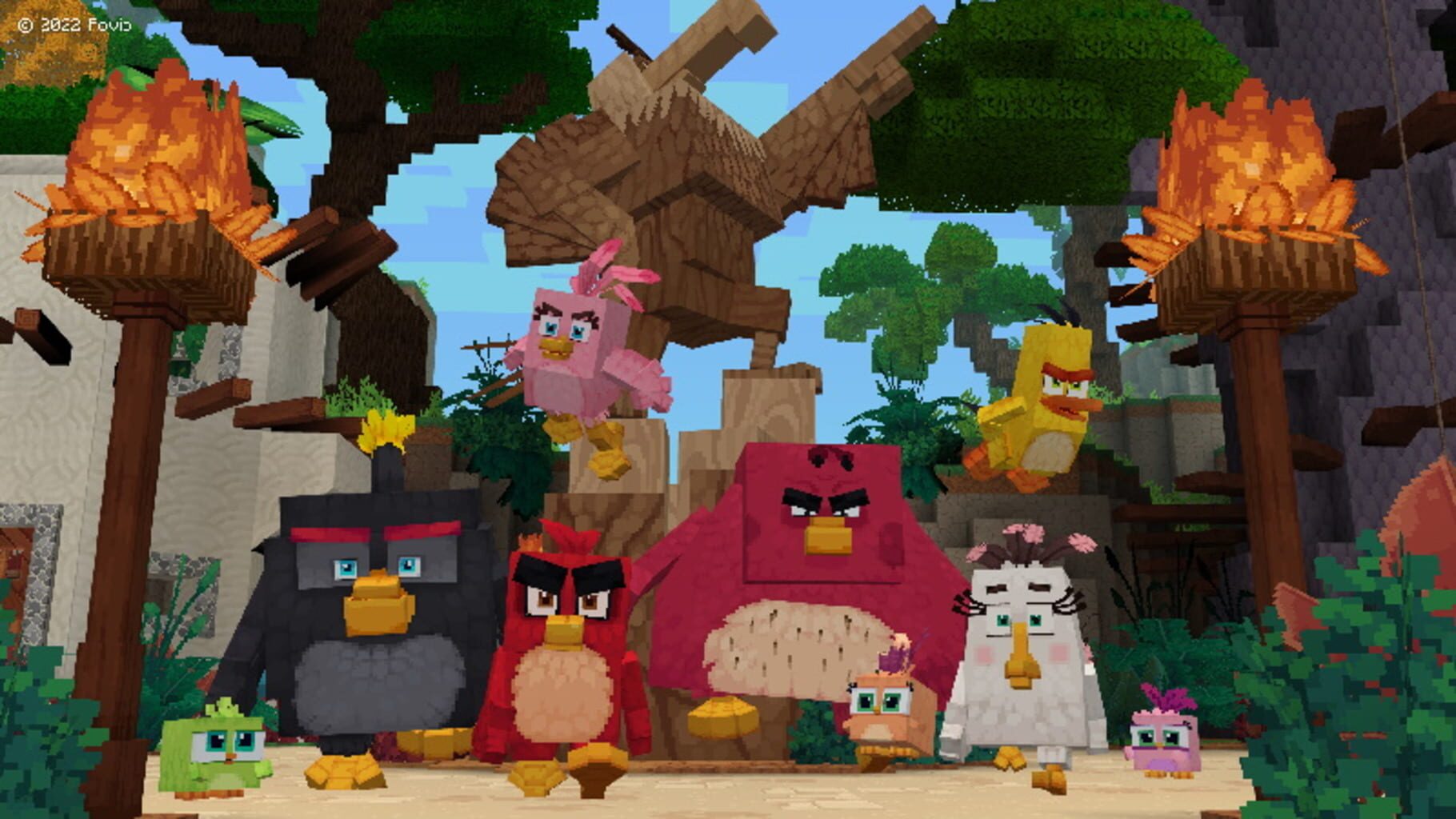 Captura de pantalla - Minecraft: Angry Birds