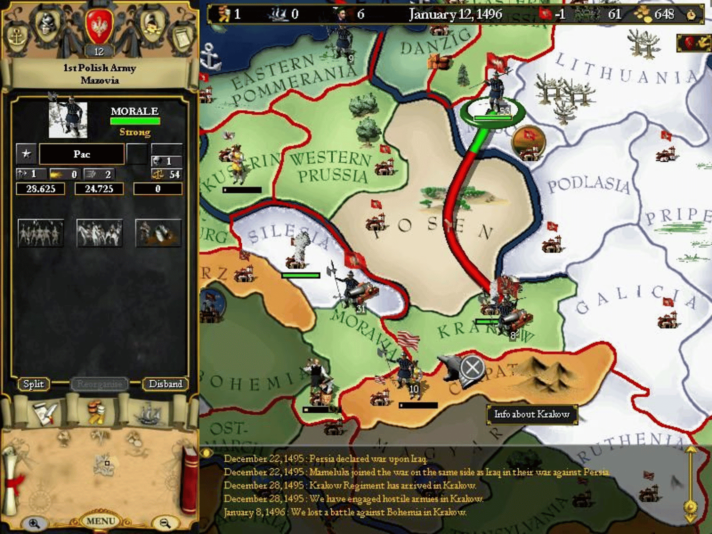 Europa Universalis screenshot