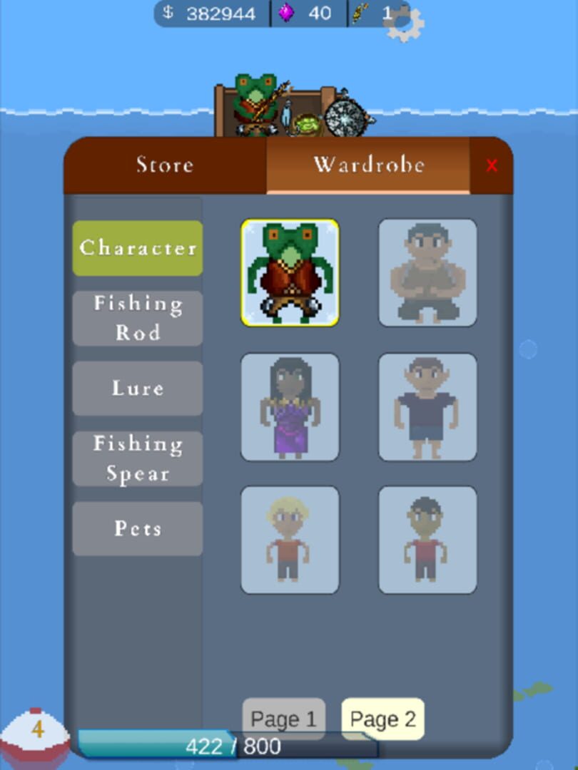 Fisher Frog - Screenshot