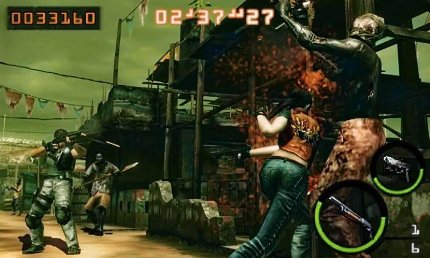 Captura de pantalla - Resident Evil: The Mercenaries 3D
