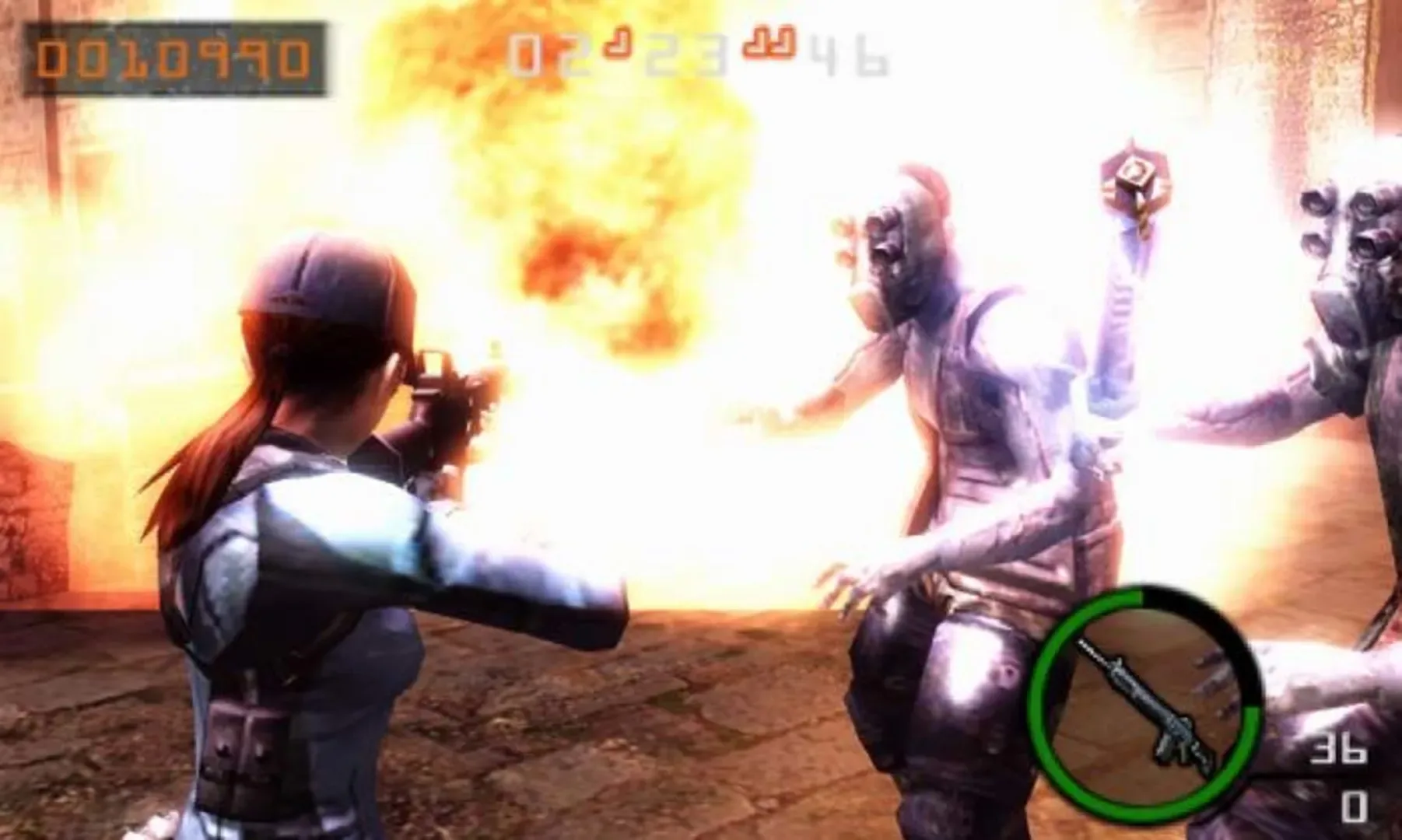Captura de pantalla - Resident Evil: The Mercenaries 3D