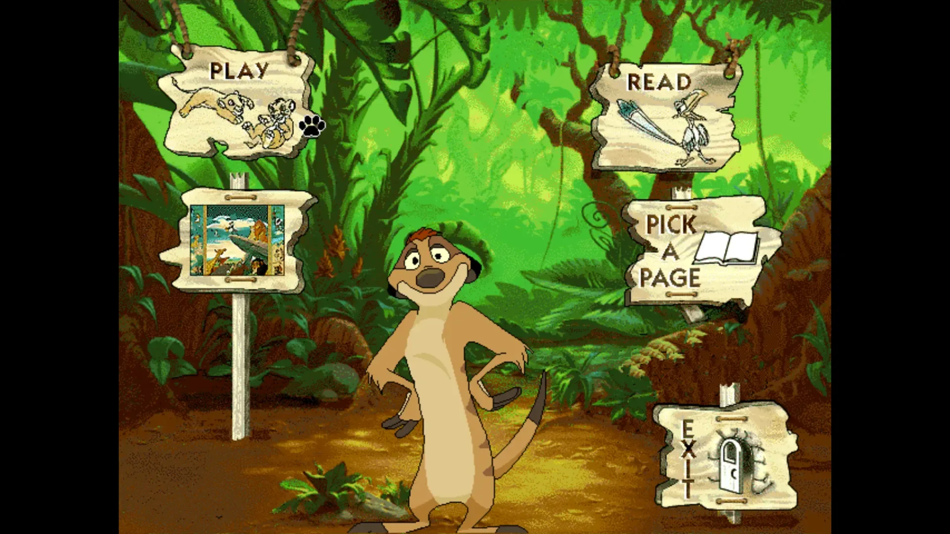Captura de pantalla - Disney's Animated Storybook: The Lion King