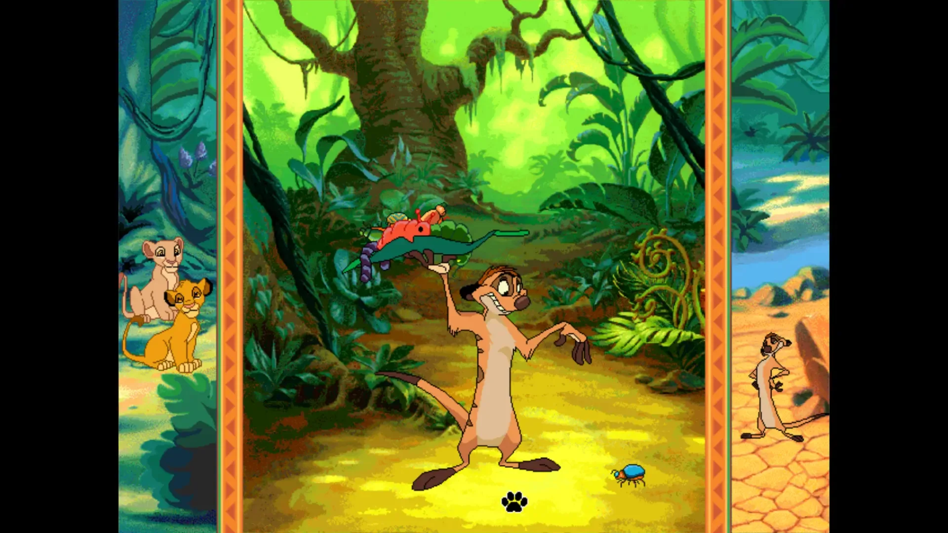 Captura de pantalla - Disney's Animated Storybook: The Lion King