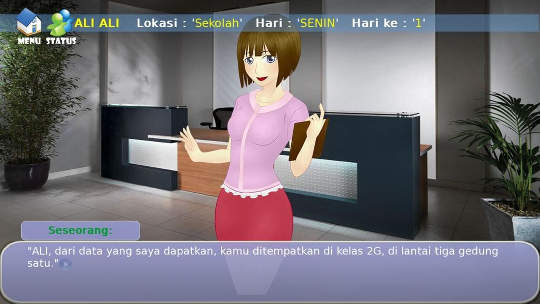 Captura de pantalla - VN Dating Sims: Masa SMA