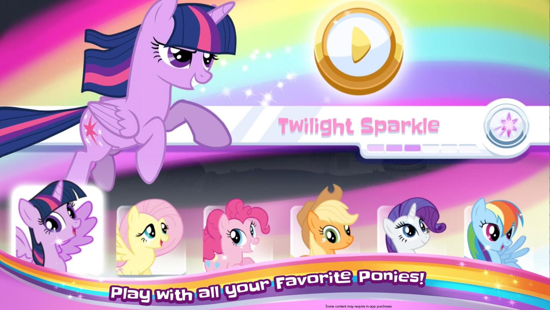 Captura de pantalla - My Little Pony: Rainbow Runners