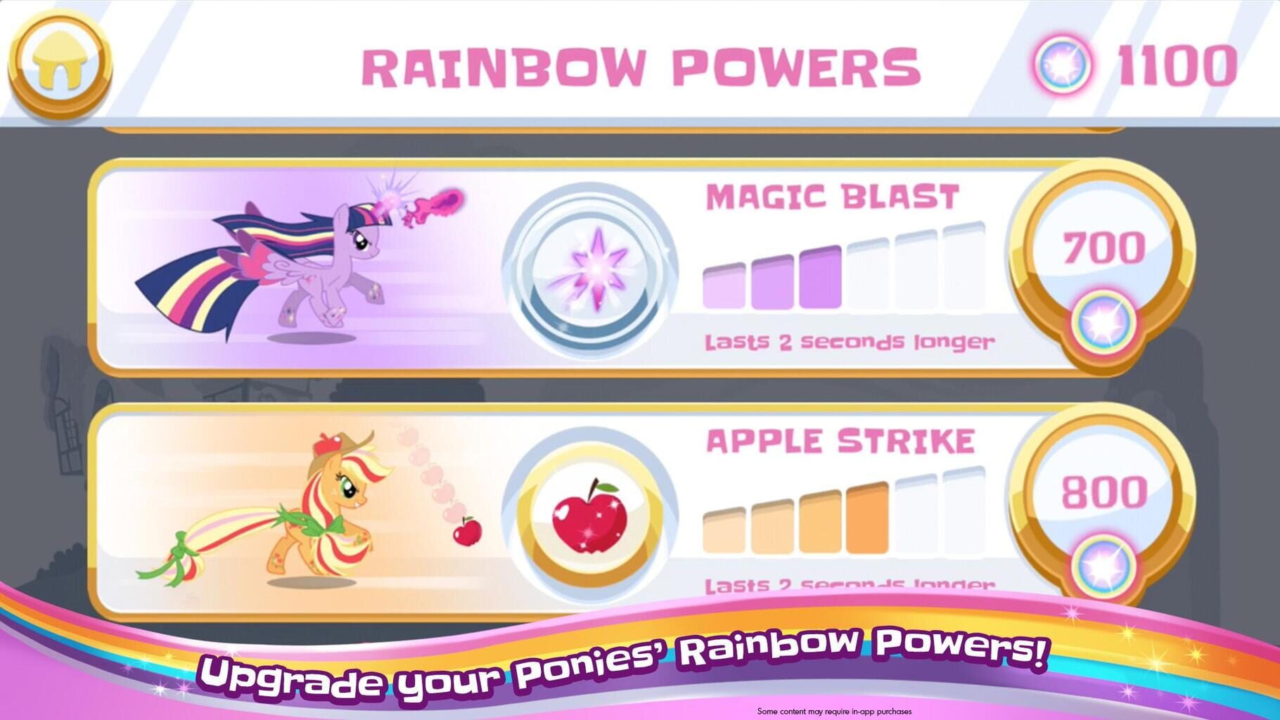 Captura de pantalla - My Little Pony: Rainbow Runners