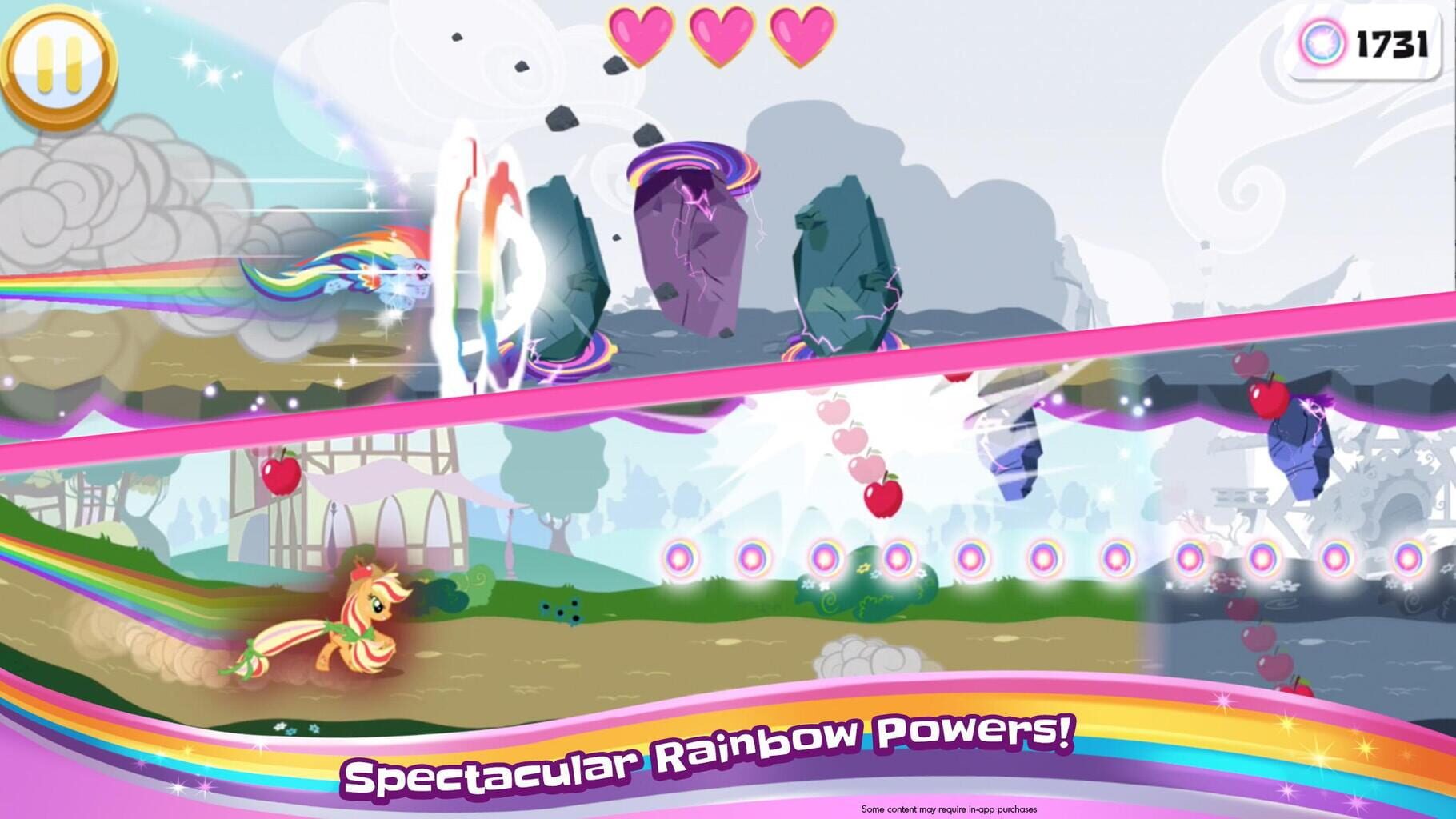 Captura de pantalla - My Little Pony: Rainbow Runners