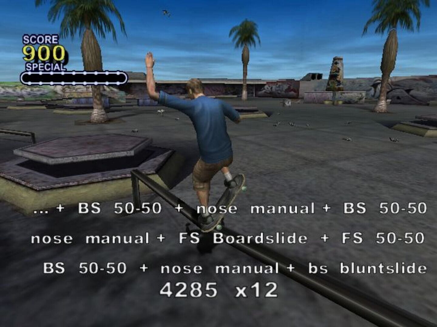 Captura de pantalla - Tony Hawk's Pro Skater 2x