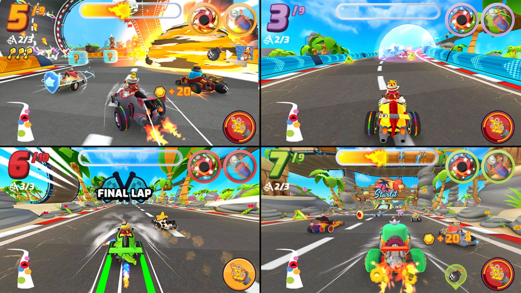 Captura de pantalla - Starlit Kart Racing