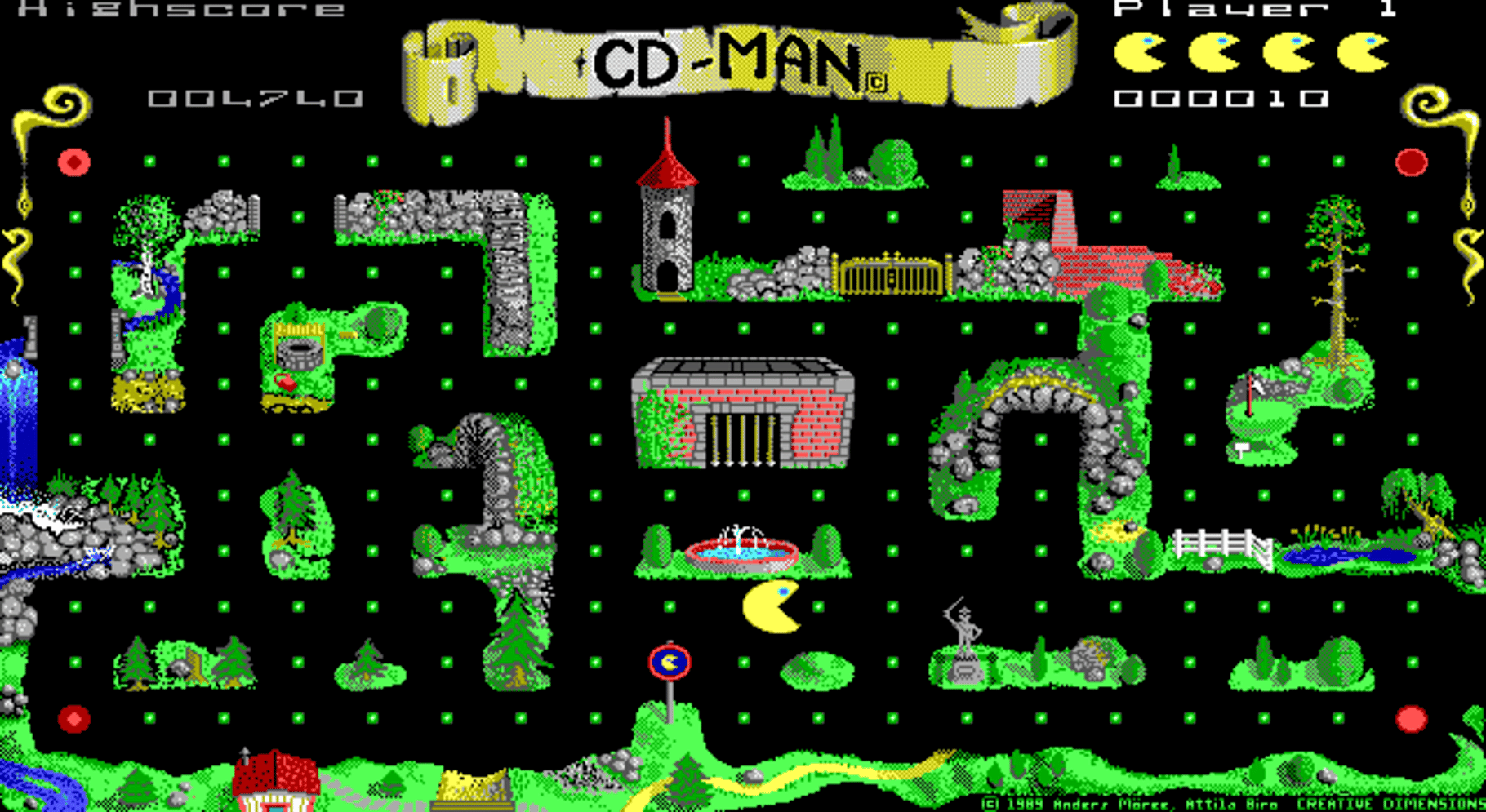 CD-Man screenshot