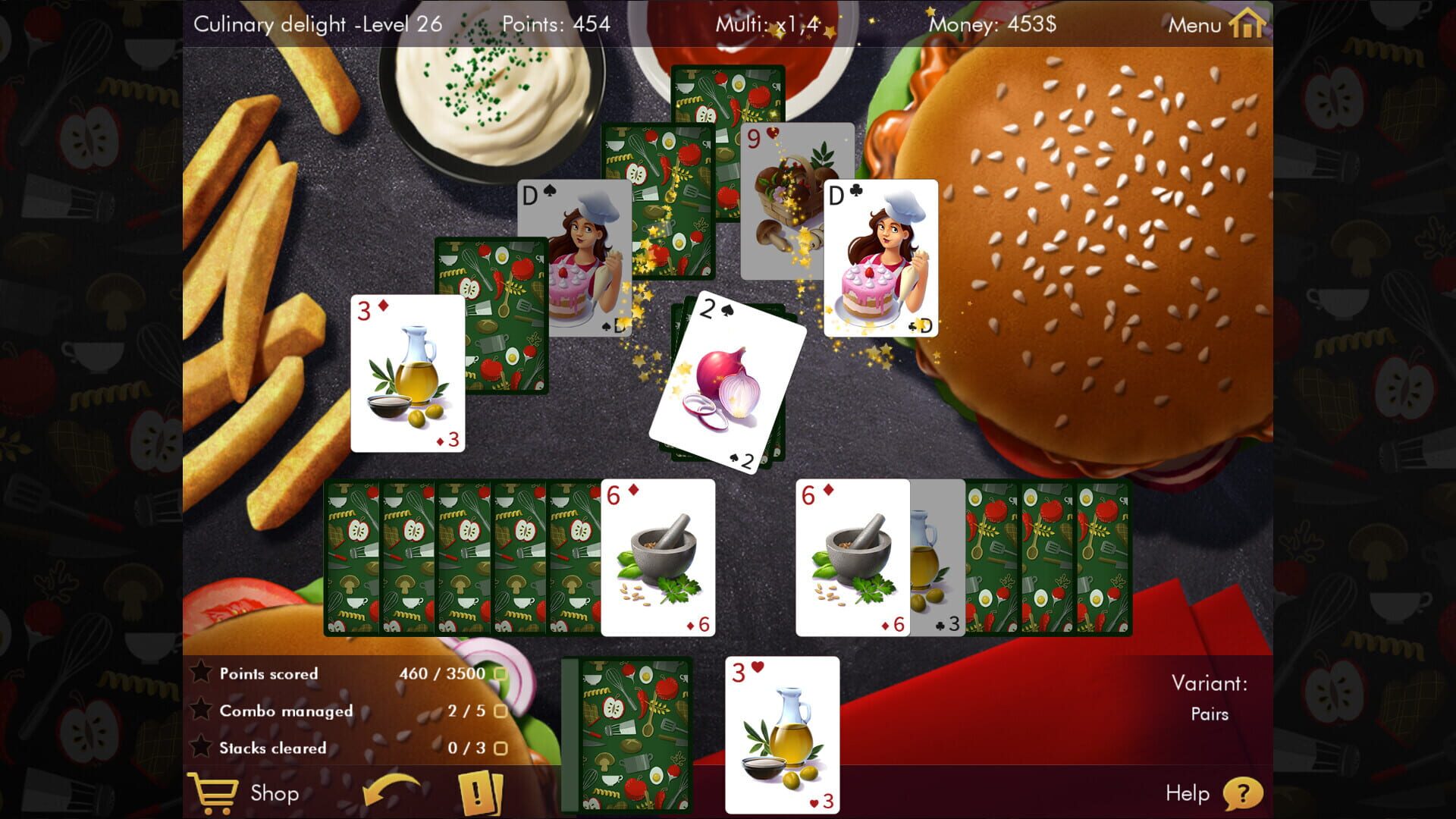 Delicious Solitaire - Screenshot