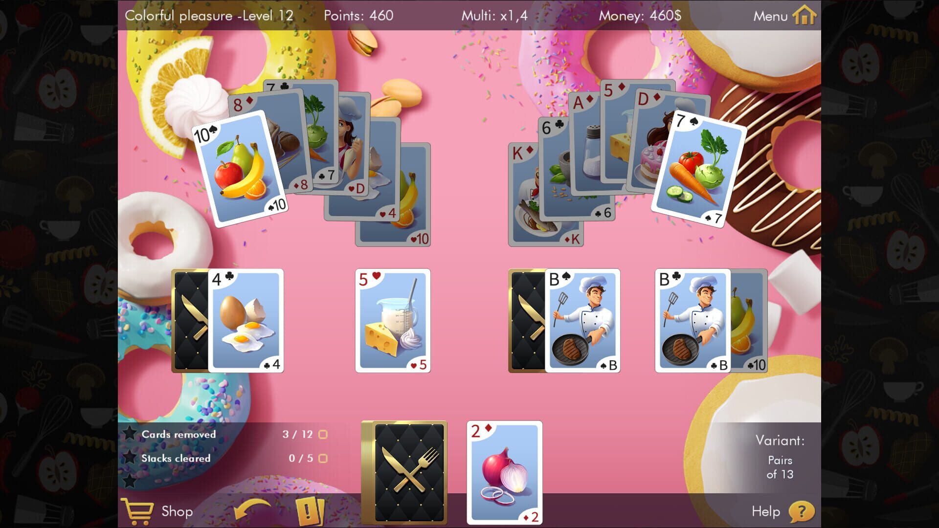 Delicious Solitaire - Screenshot