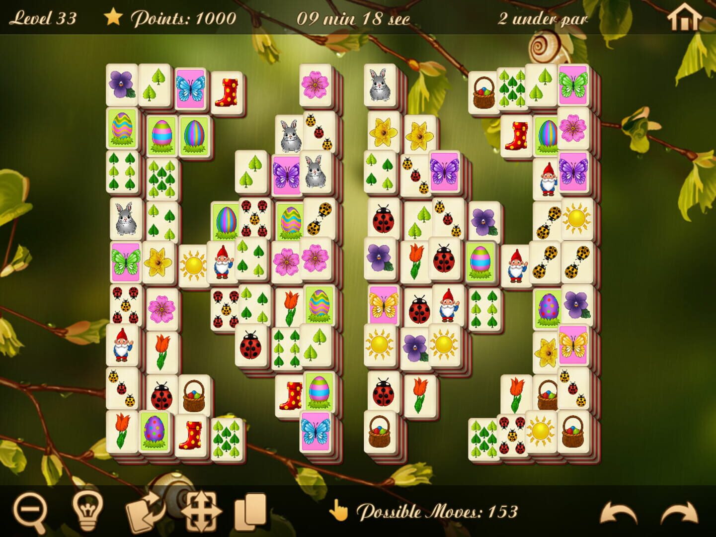 Springtime Mahjongg 2 - Screenshot