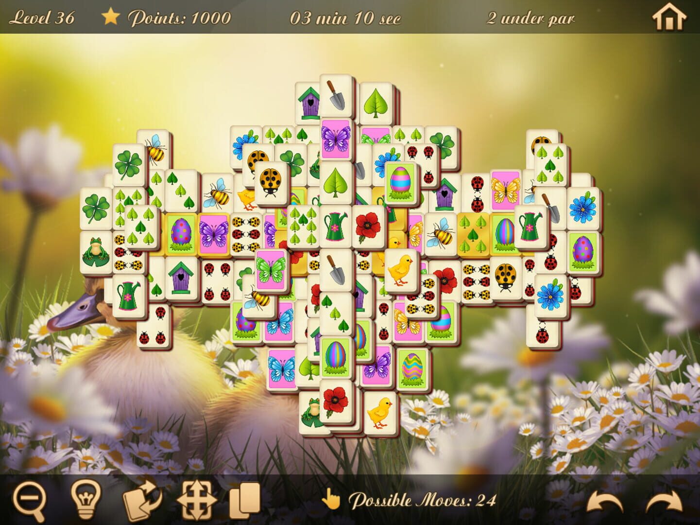 Springtime Mahjongg 2 - Screenshot
