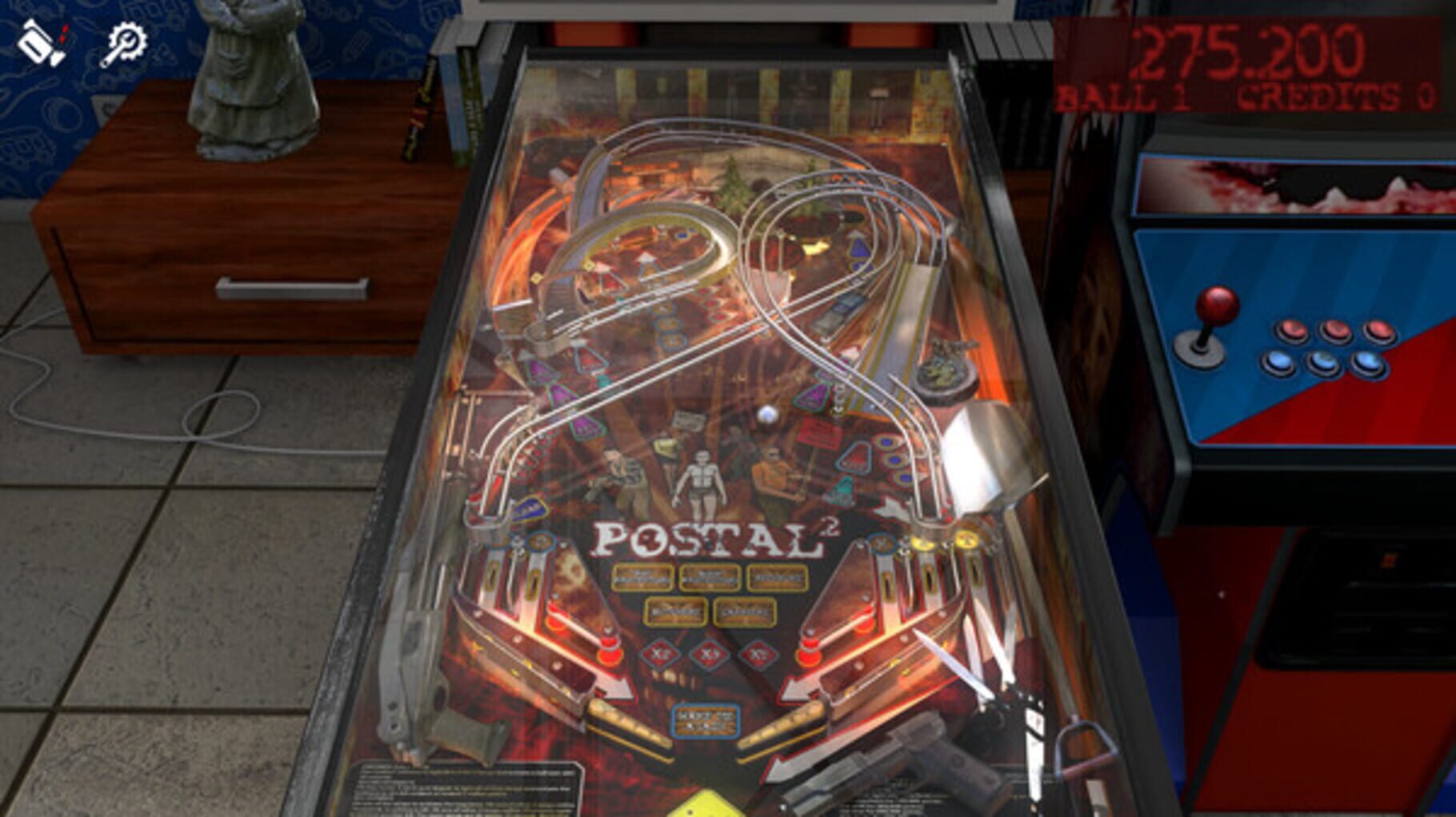 Captura de pantalla - Zaccaria Pinball: Postal 2 Table Pack