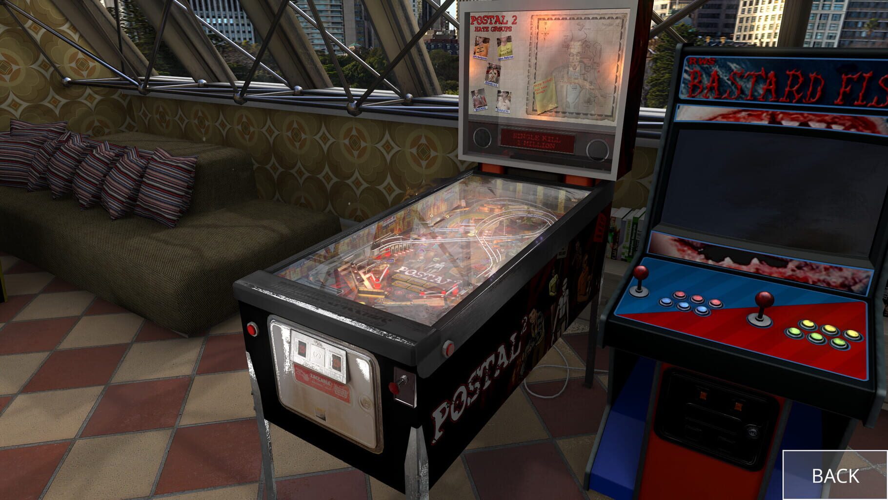 Captura de pantalla - Zaccaria Pinball: Postal 2 Table Pack