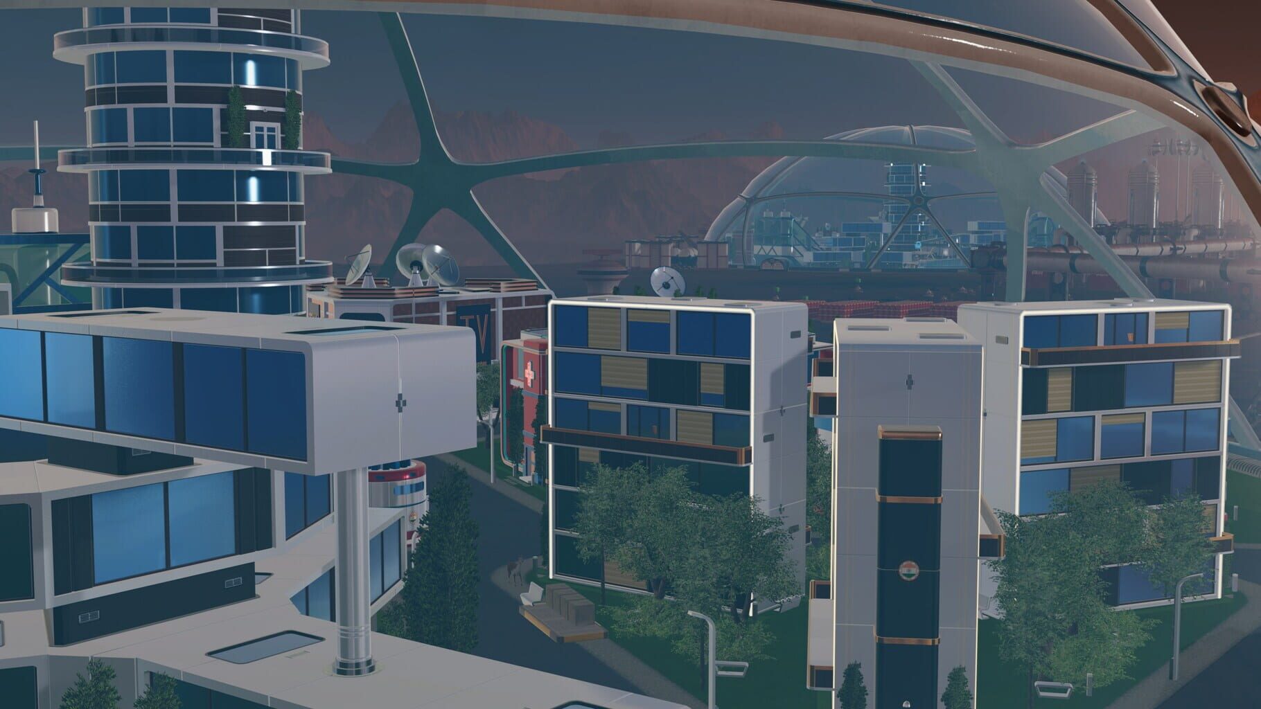 Surviving Mars: In-Dome Buildings Pack