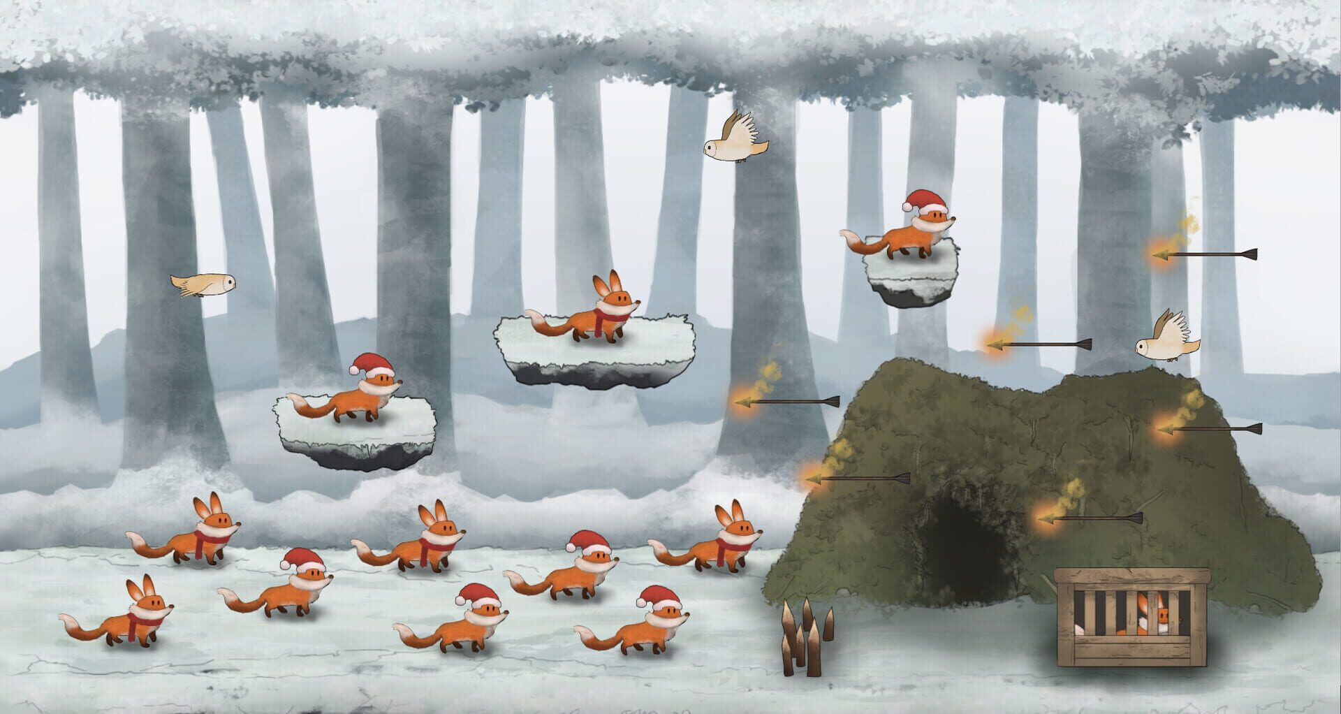 Red Fox and the Four Seasons: Design My Forest 2 - Screenshot