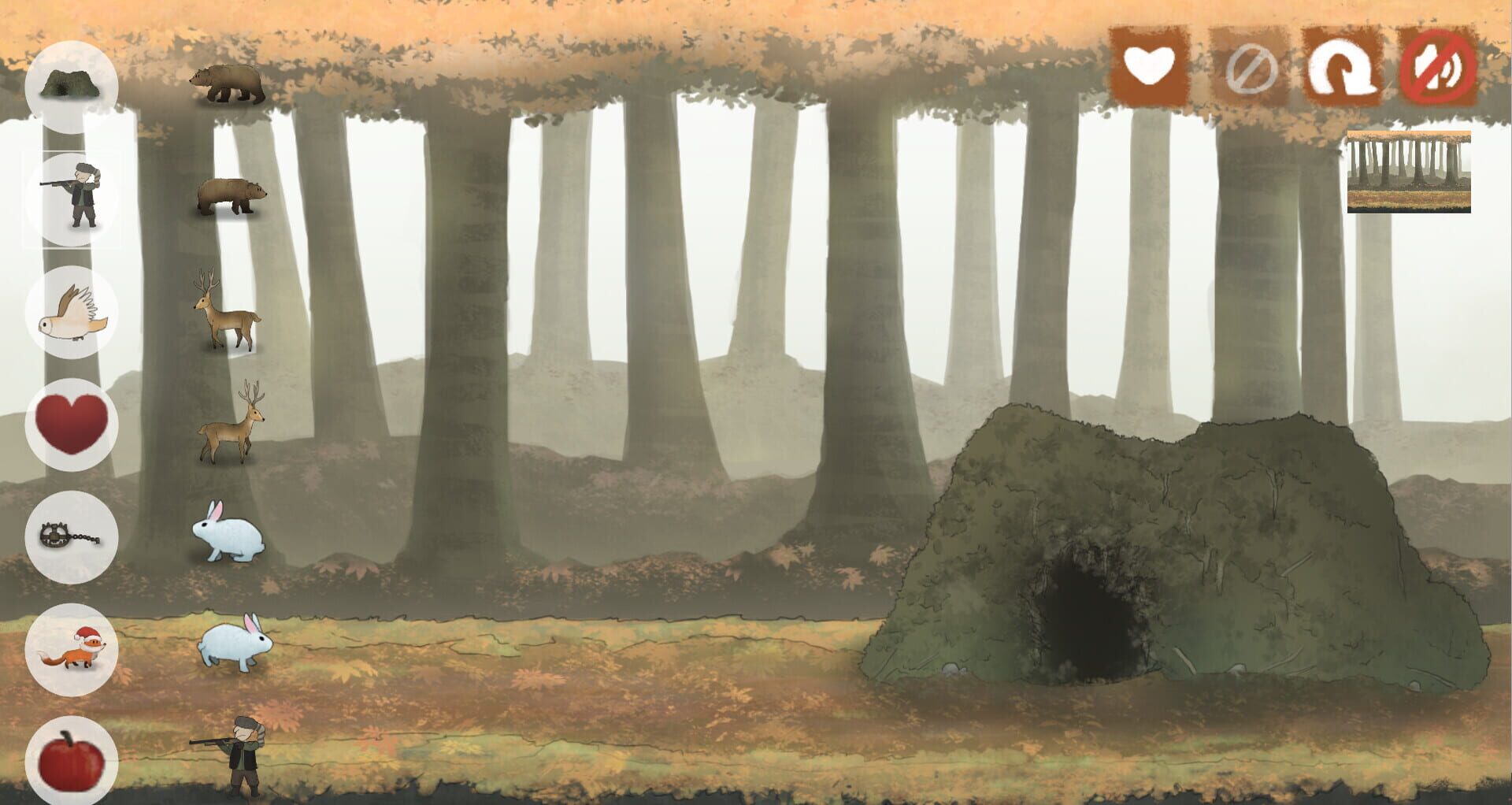 Red Fox and the Four Seasons: Design My Forest 2 - Screenshot
