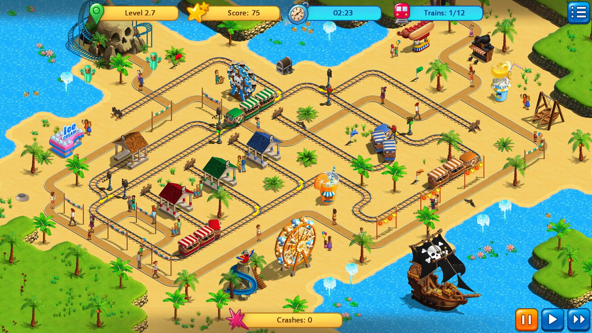 Railway Fun: Adventure Park - Screenshot