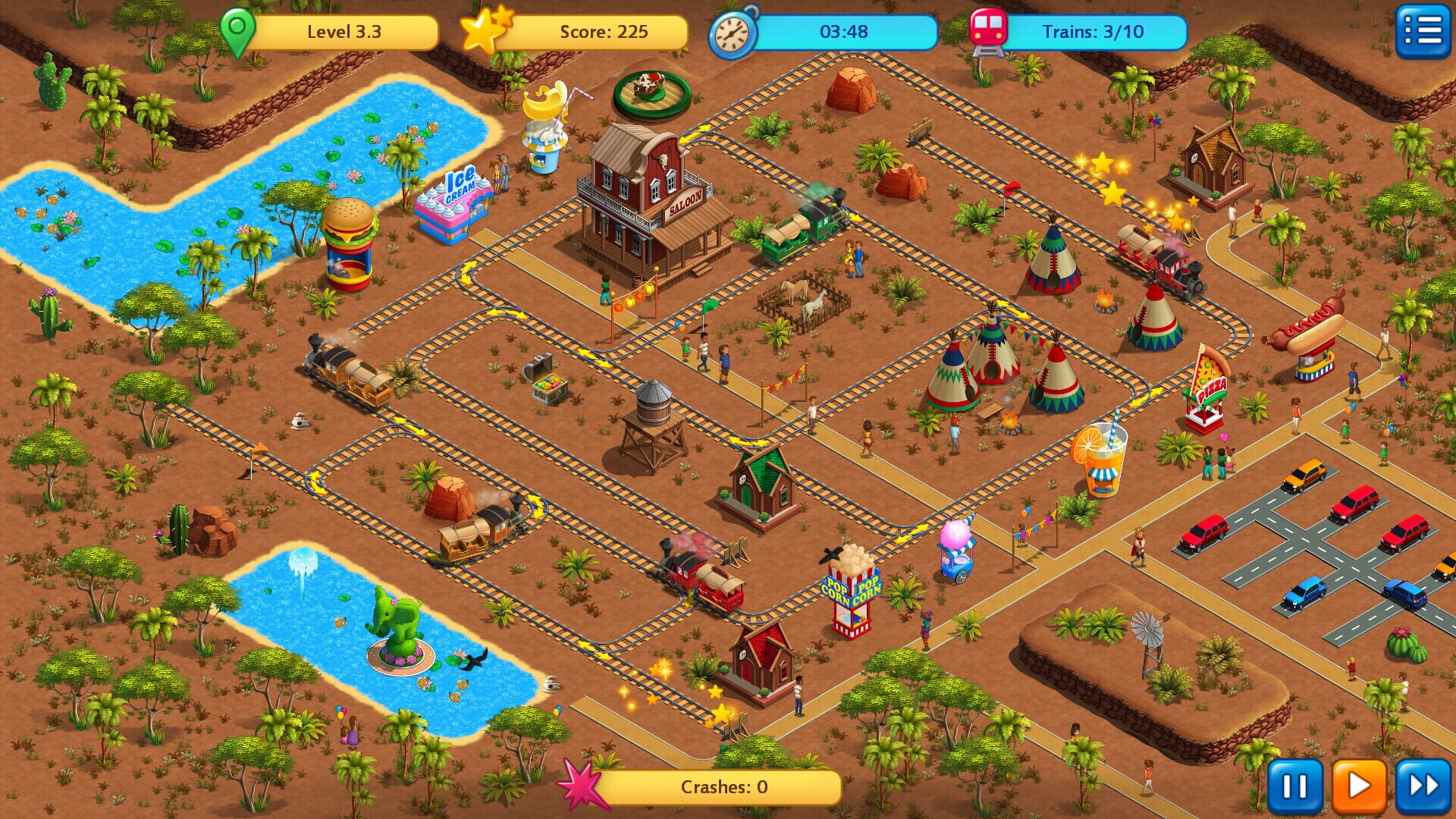 Railway Fun: Adventure Park - Screenshot