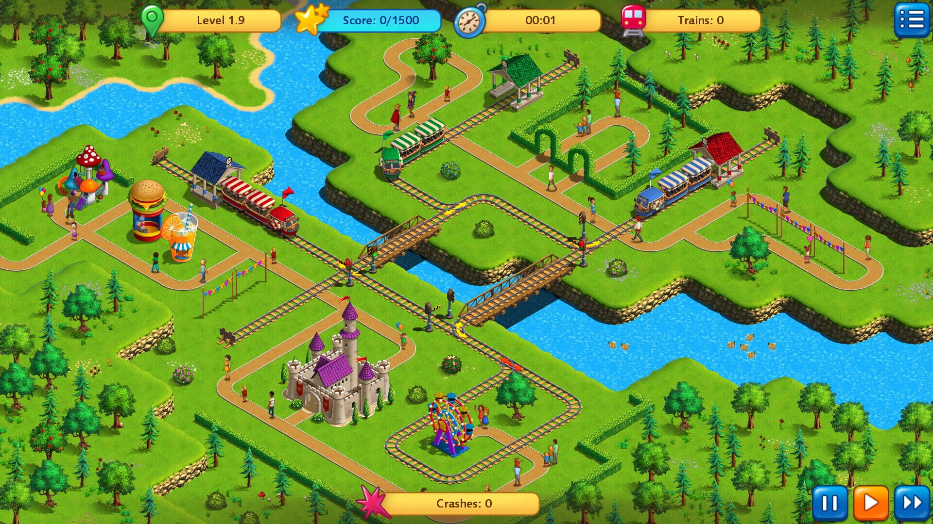 Railway Fun: Adventure Park - Screenshot