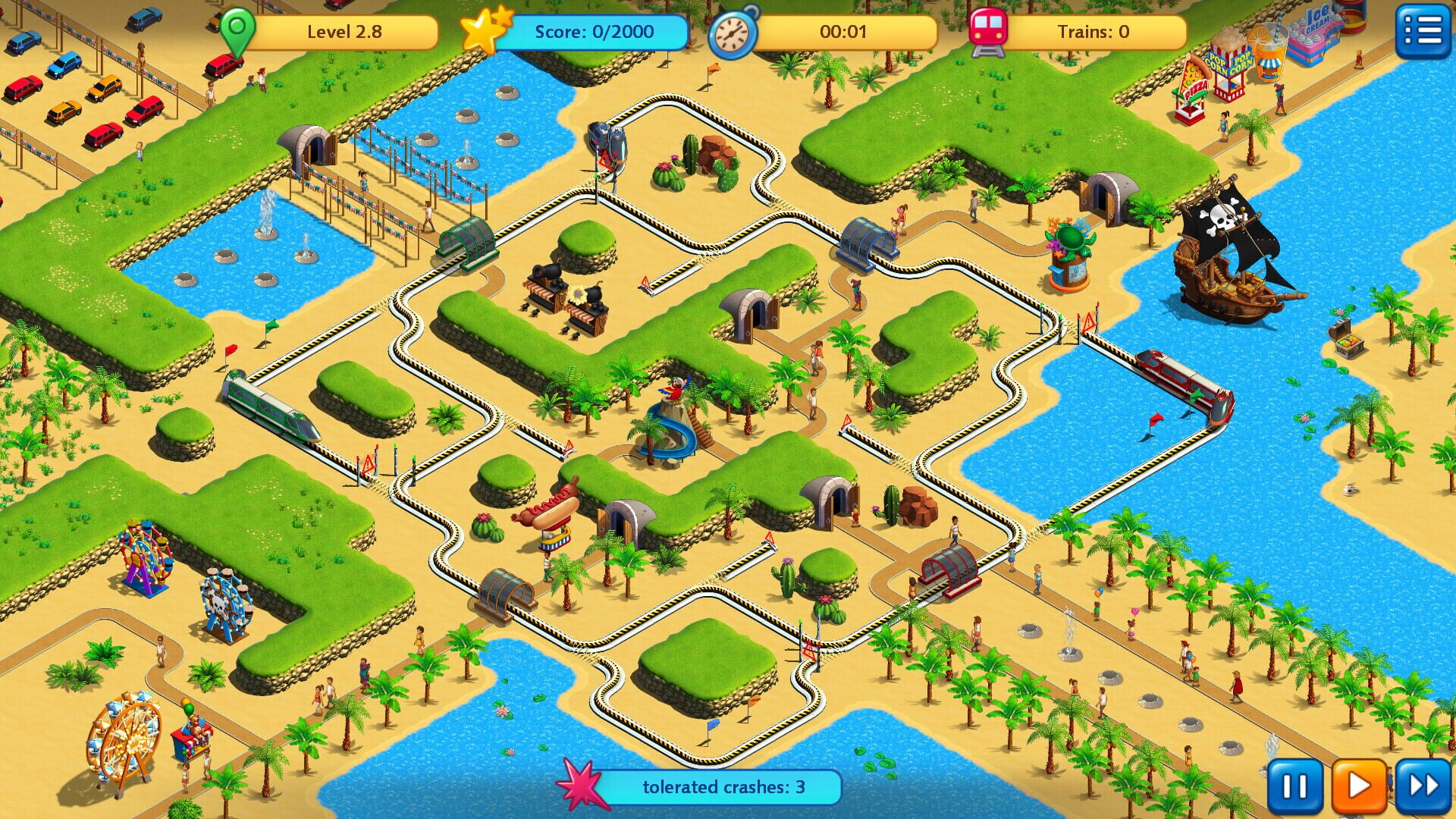 Railway Fun: Adventure Park - Screenshot