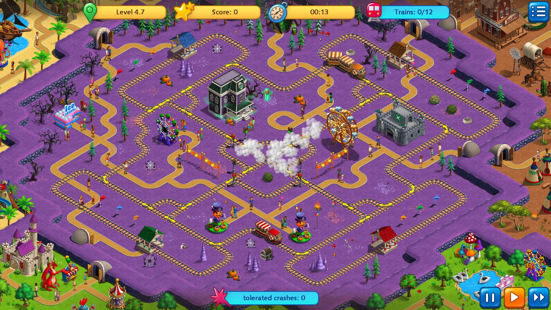 Railway Fun: Adventure Park - Screenshot