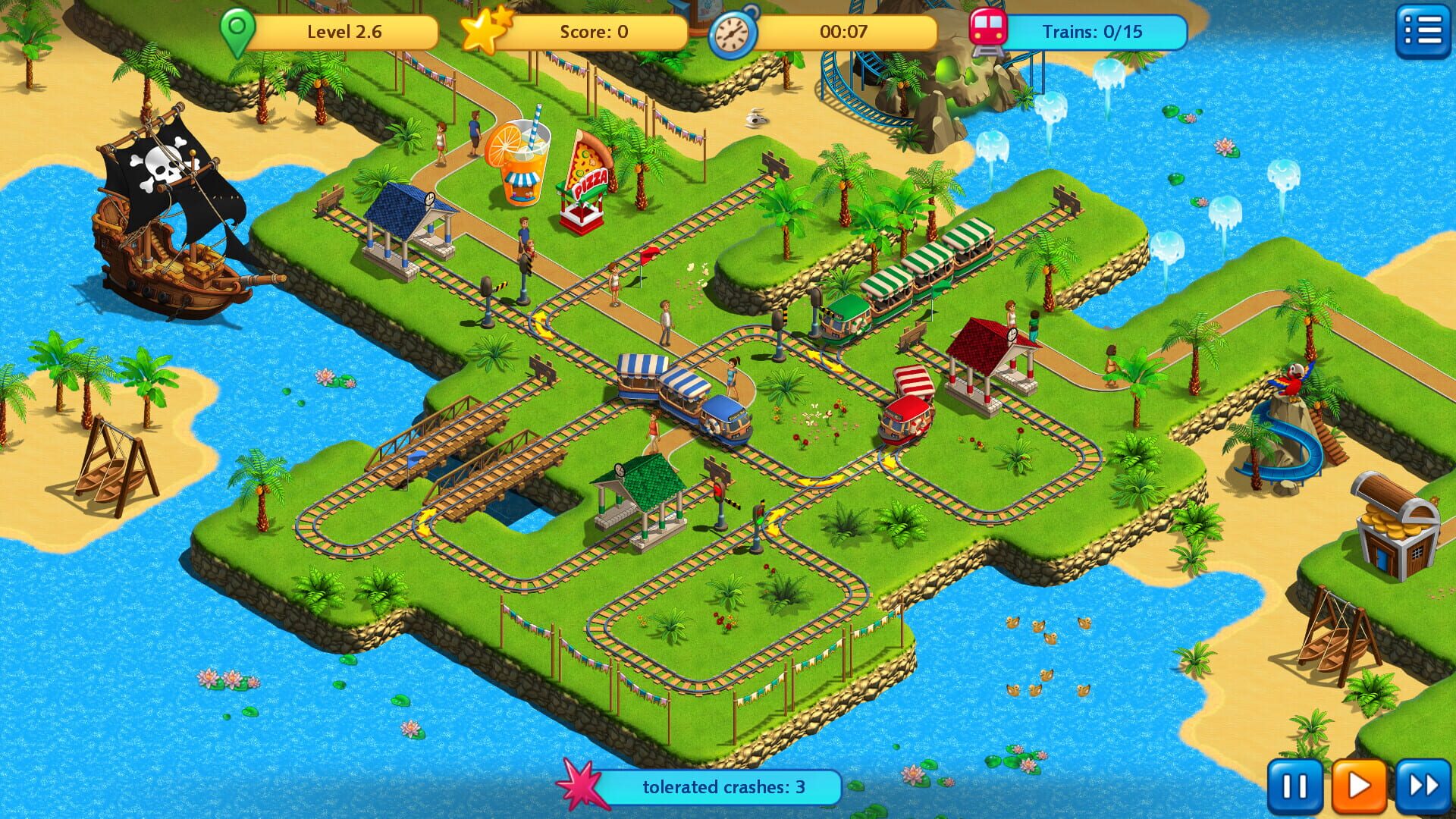 Railway Fun: Adventure Park - Screenshot