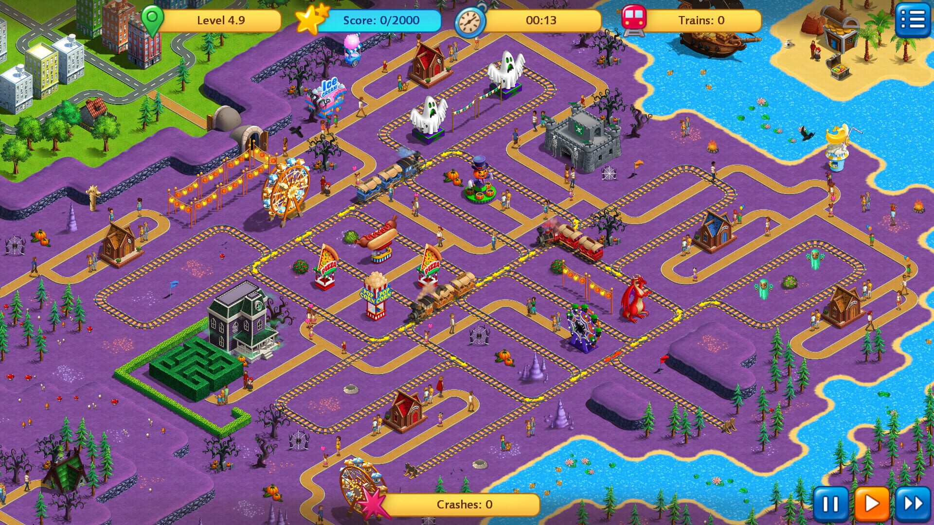 Railway Fun: Adventure Park - Screenshot