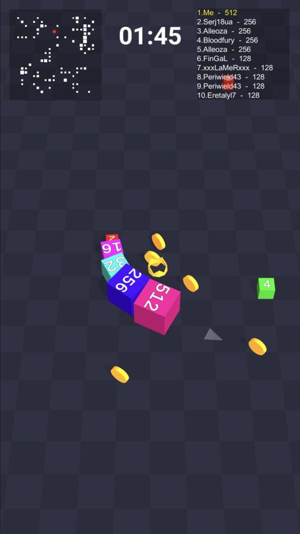 Cube Arena 2048: Merge Numbers - Screenshot
