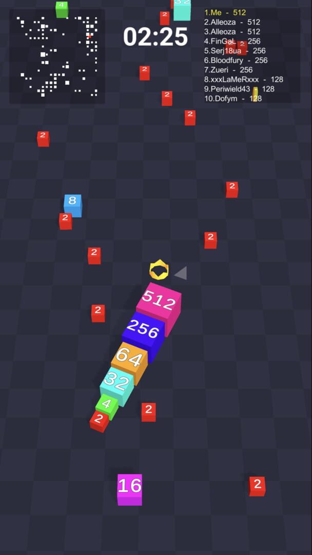 Cube Arena 2048: Merge Numbers - Screenshot