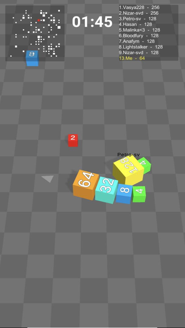Cube Arena 2048: Merge Numbers - Screenshot