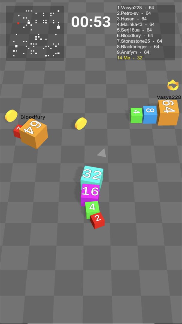 Cube Arena 2048: Merge Numbers - Screenshot