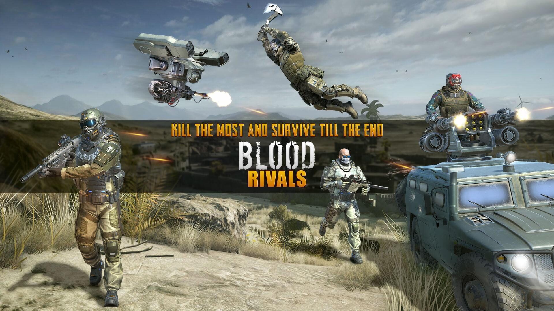 Blood Rivals: Survival Battleground Shooting Games - Screenshot