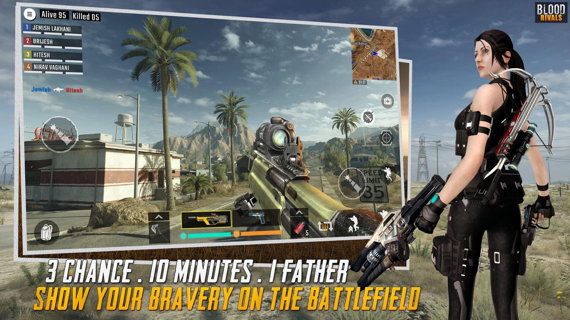 Blood Rivals: Survival Battleground Shooting Games - Screenshot
